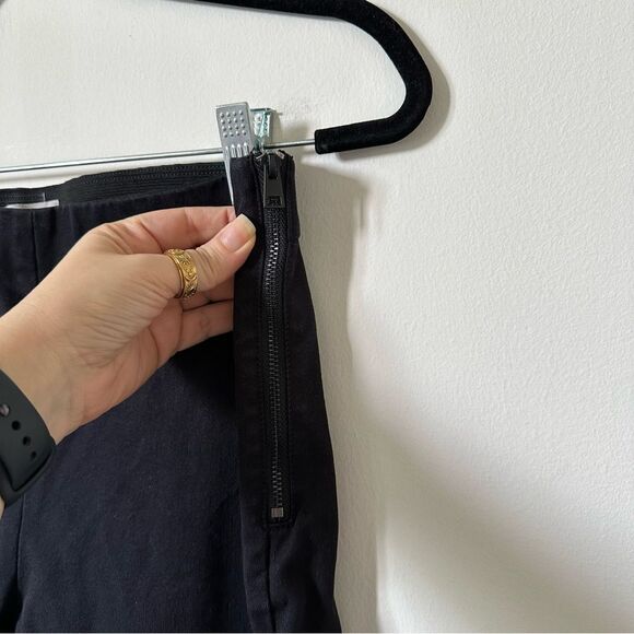 Everlane The Side-Zip Stretch Cotton Pant Black Work Pants Size 10 - Picture 6 of 8